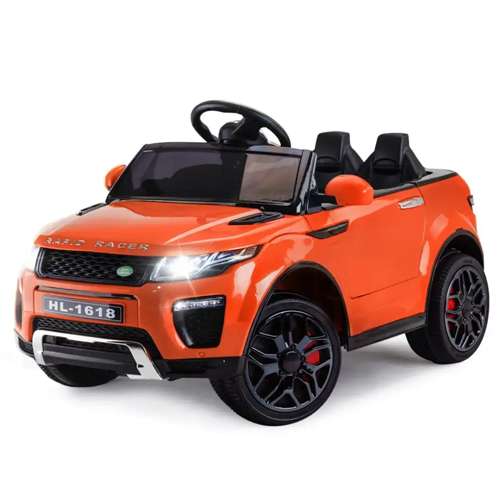 Rovo Kids Ride-On Car Children Electric Toy w/ Remote Control 12V Orange