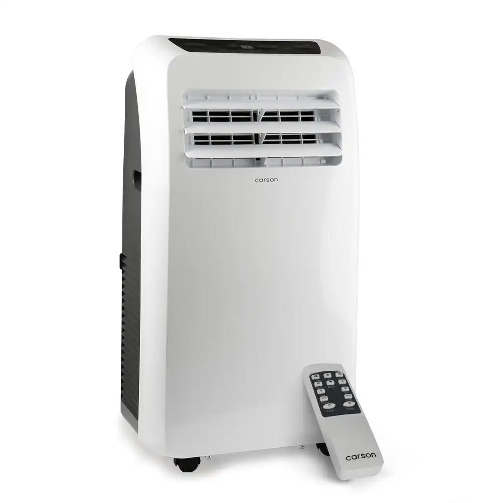 CARSON 10000BTU Portable Air Conditioner - Mobile Fan Cooler Dehumidifier WiFi Aircon