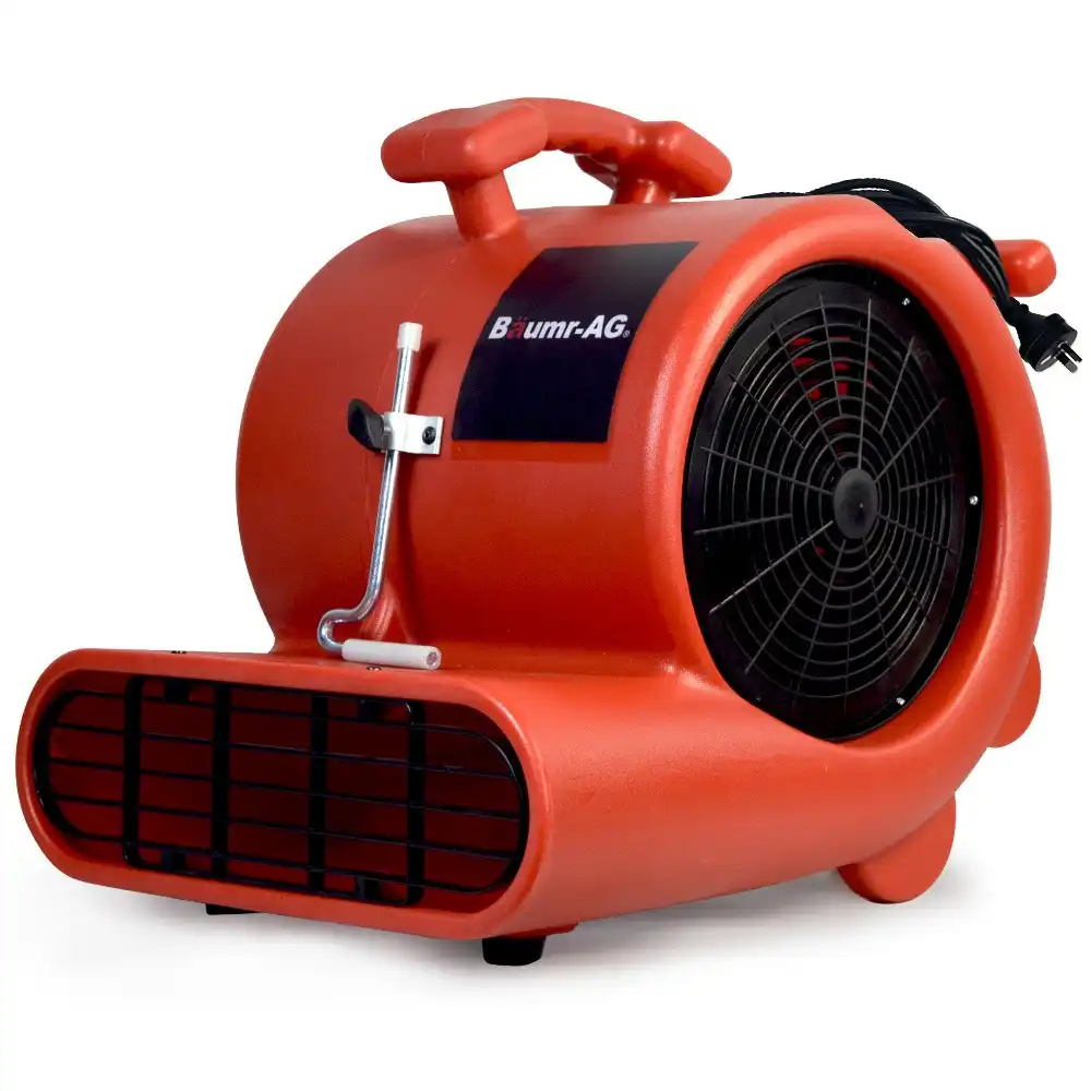 Baumr-AG Carpet Floor Dryer Air Mover Blower Fan, 3-Speed, 1300CFM, Commercial/Home