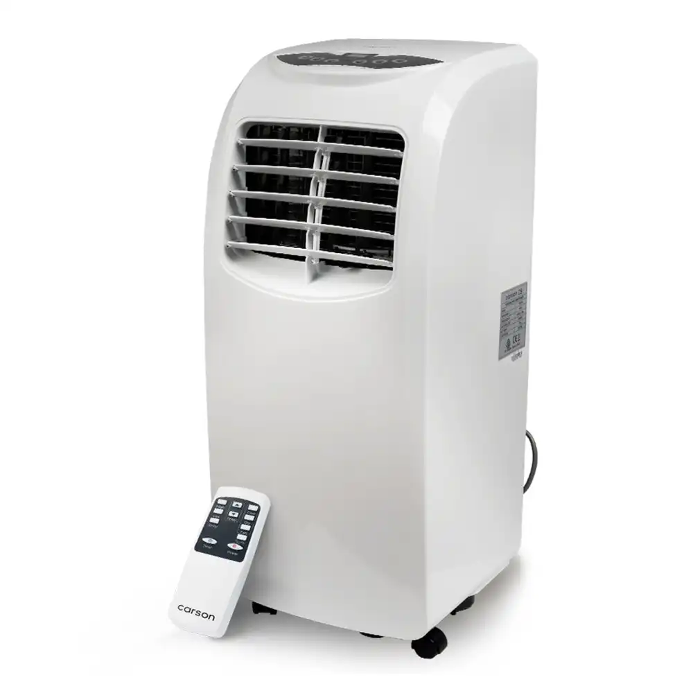 CARSON Portable Air Conditioner 9000 BTU Remote Dehumidifier Cooler Aircon Fan AC