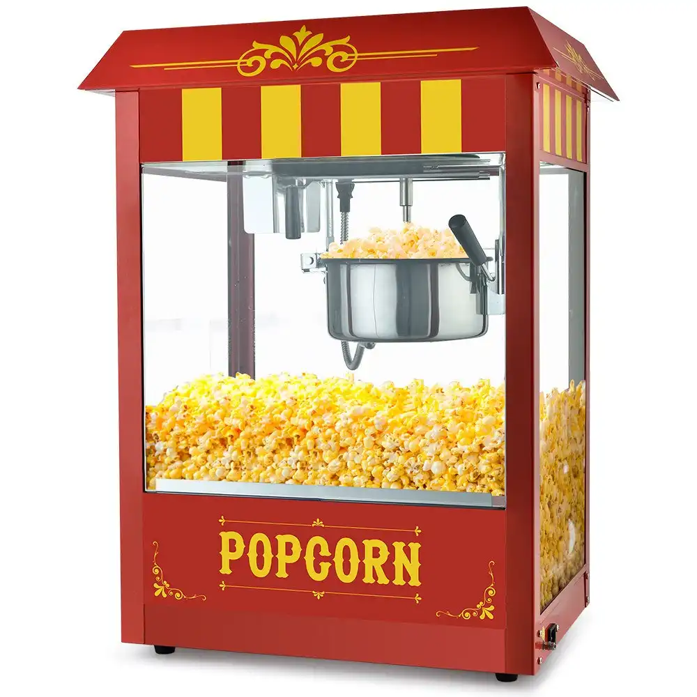 EuroChef Commercial Electric Popcorn Maker Machine Pop Corn Popper Cooker