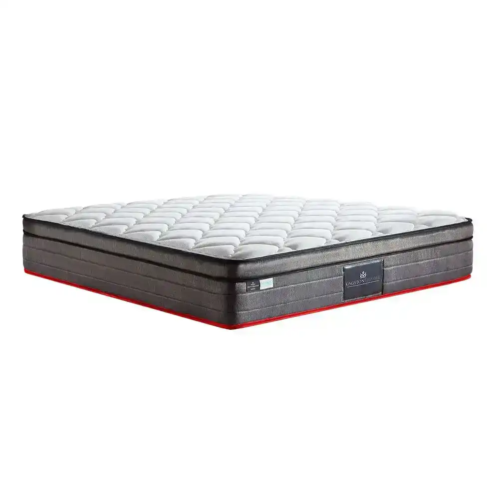 KINGSTON DOUBLE Size Mattress Firm Bed Euro Top Memory Foam Pocket Spring Bedding 34CM