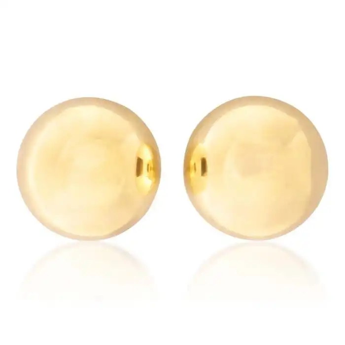 9ct Yellow Gold Ball 5mm Stud Earrings