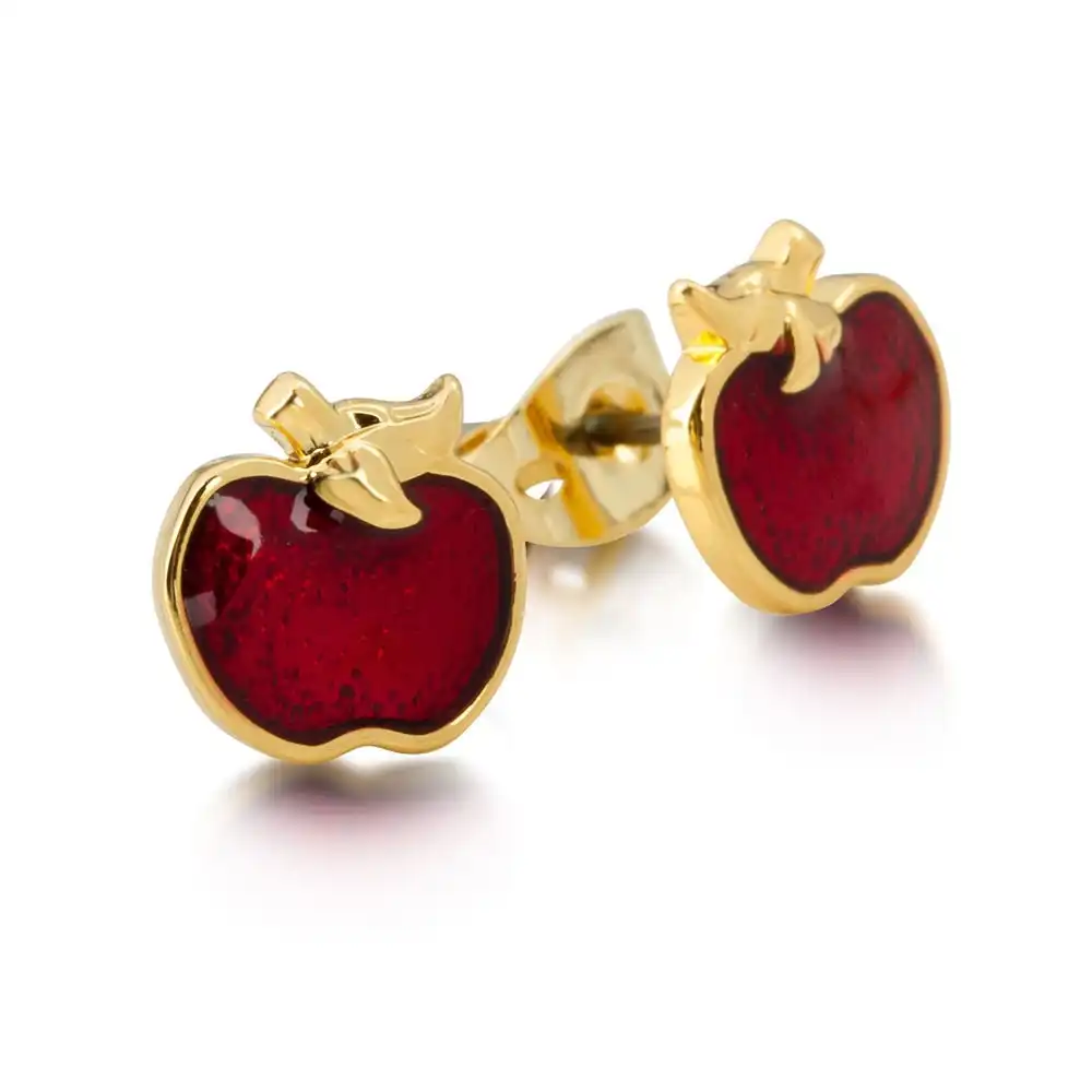 Disney Snow White Red Apple Stud Earrings