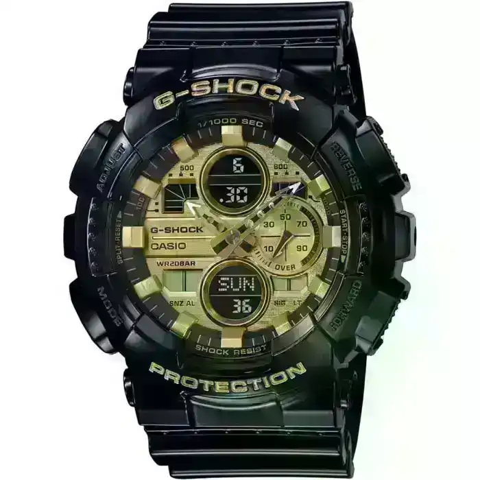 Casio G-Shock GA-140GB-1A1DR Black Resin Mens Watch