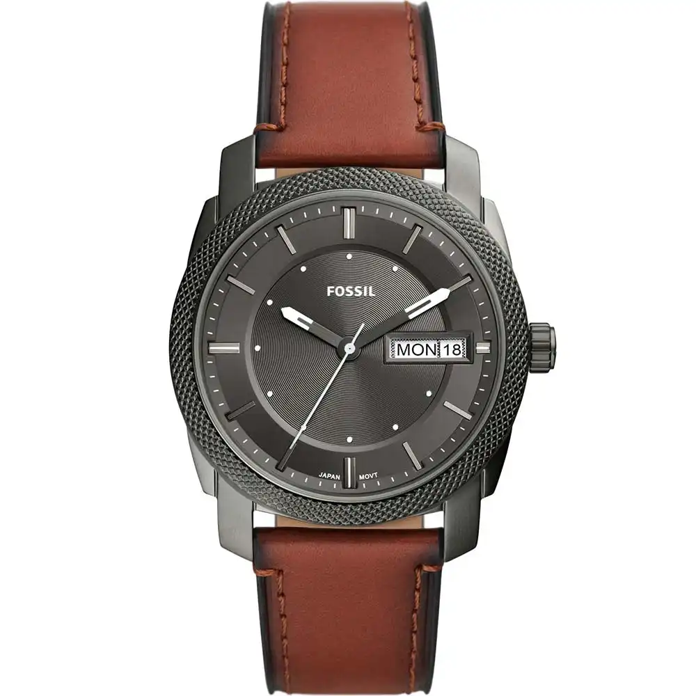 Fossil FS5900 Machine Brown Leather Mens Watch