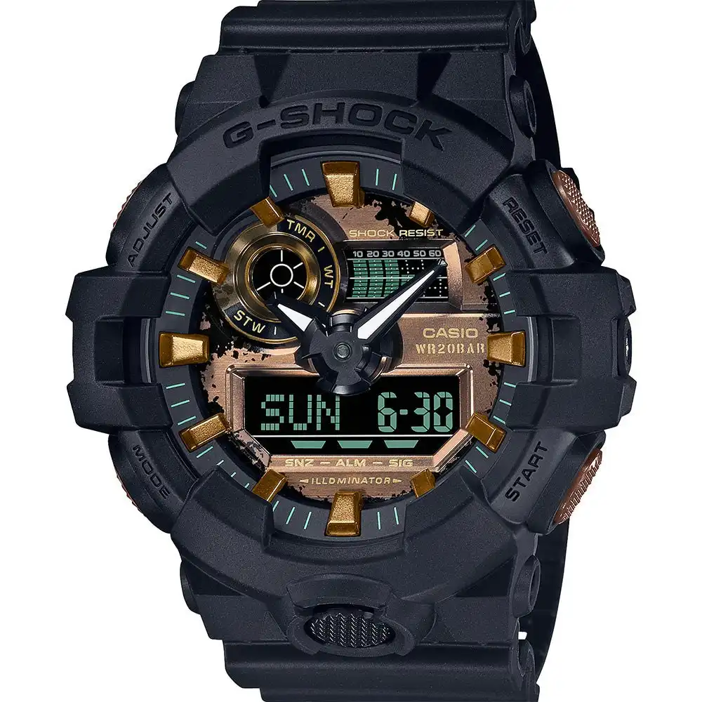 G-Shock GA700RC-1  "Black & Rust" Watch