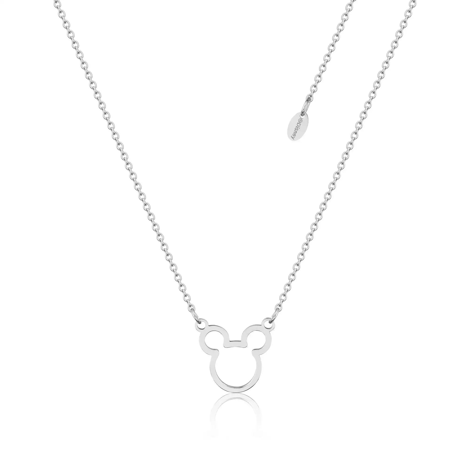 Disney Stainless Steel 47cm Mickey Outline Necklace
