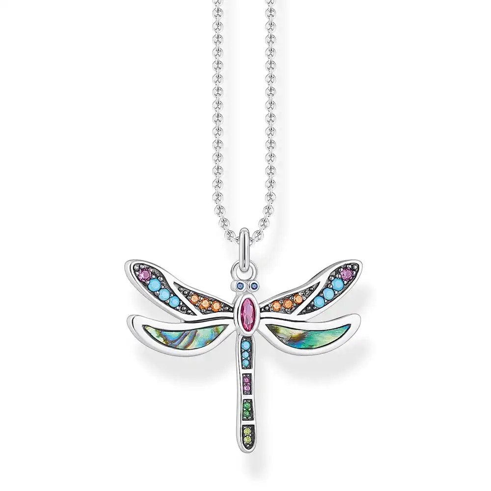Sterling Silver Thomas Sabo Dragonfly Necklace 38-42cm