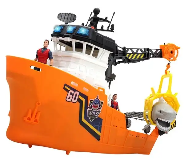 Wild Quest Ocean Life Research Ship Playset