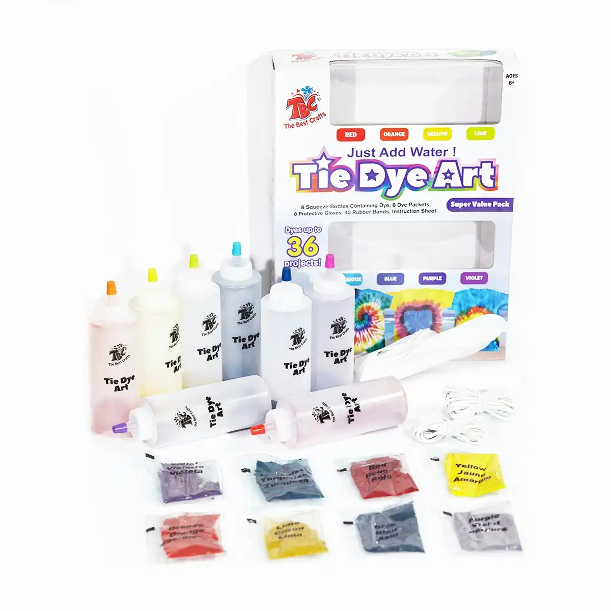 Tie Dye Kit 8-pack