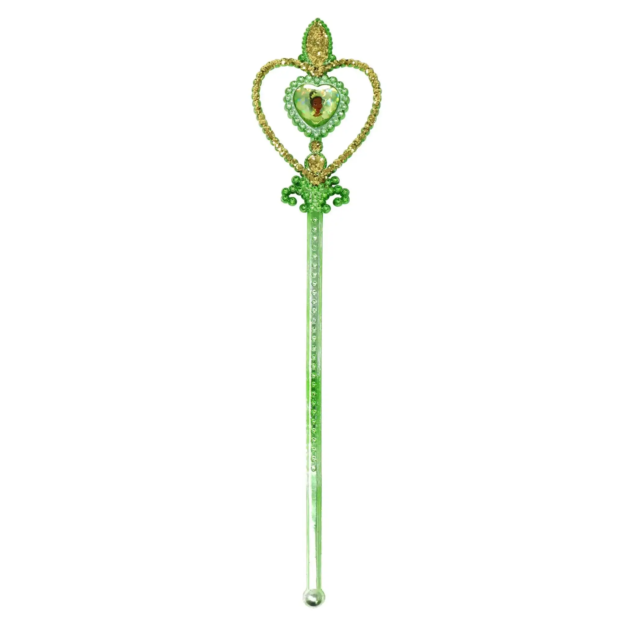 Disney Princess Tiana's Heart Gemstone and Glitter Wand
