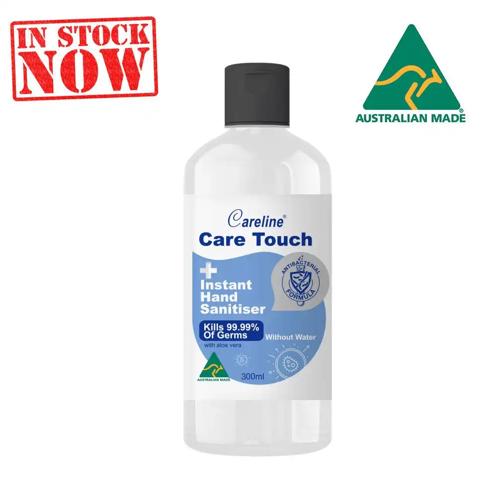 Careline Hand Sanitizer with Aloe Vera 300ml Bundles 75% Alcohol Australian Made