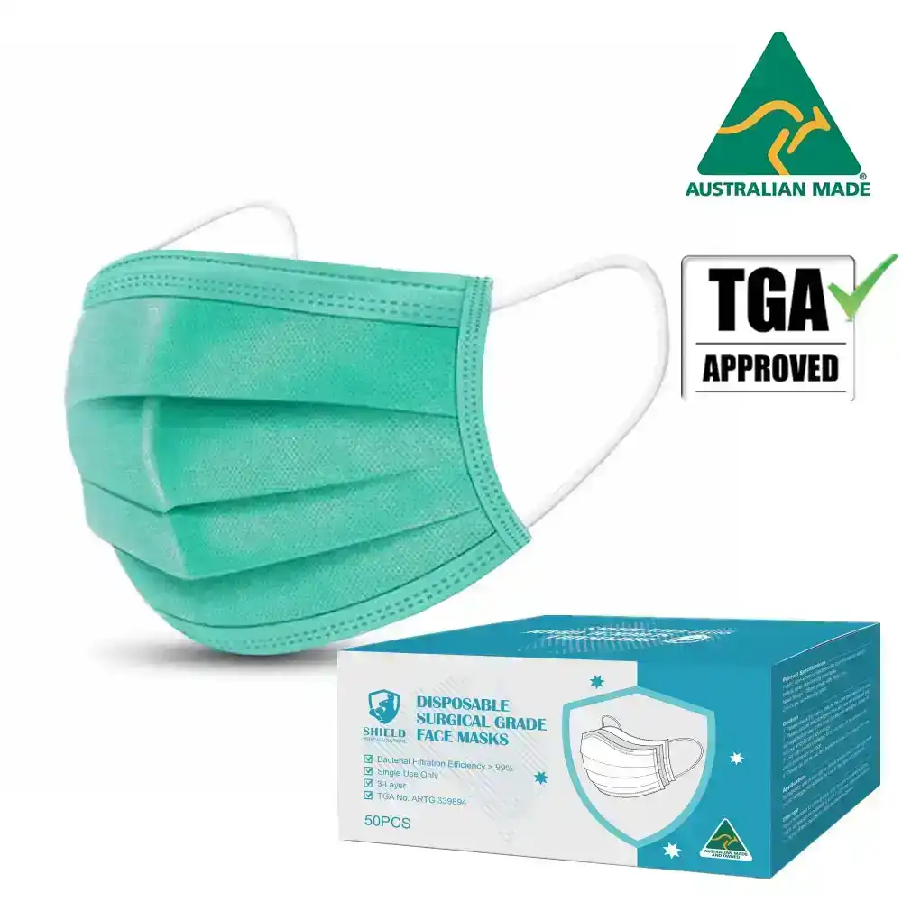 Australian Made Level 2 Medical Face Mask TGA Disposable Face Masks