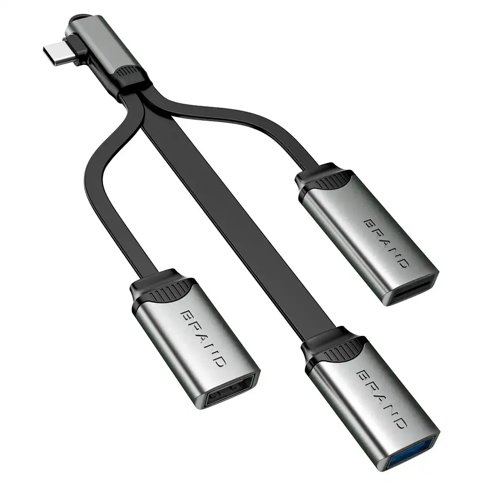4 in 1 Multi Function USB C Splitter Docking Station SD/TF Card Reader OTG Cable