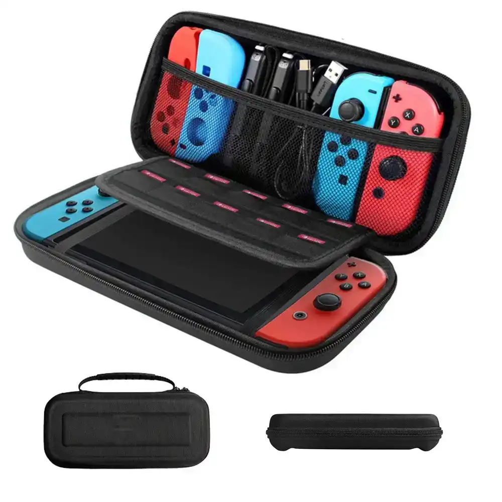 Protective Hard Shell Travel Carrying Case Pouch for Nintendo Switch Console