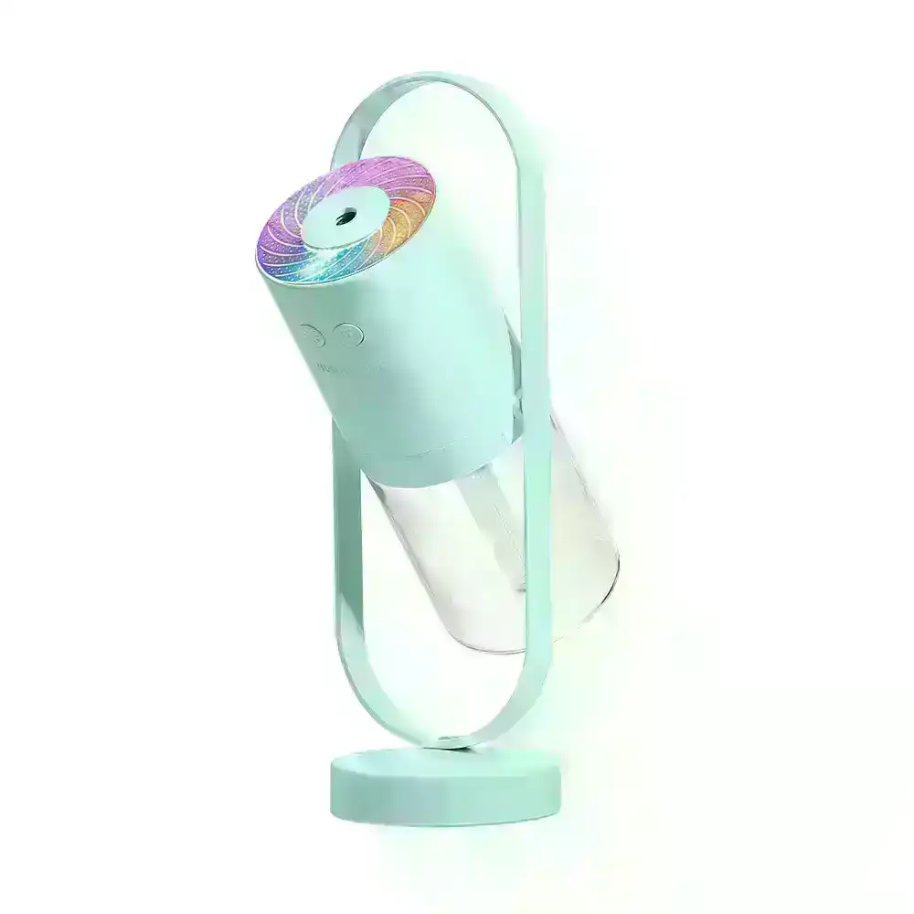 360°Rotating Portable mini Air Humidifier with Colourful Lights