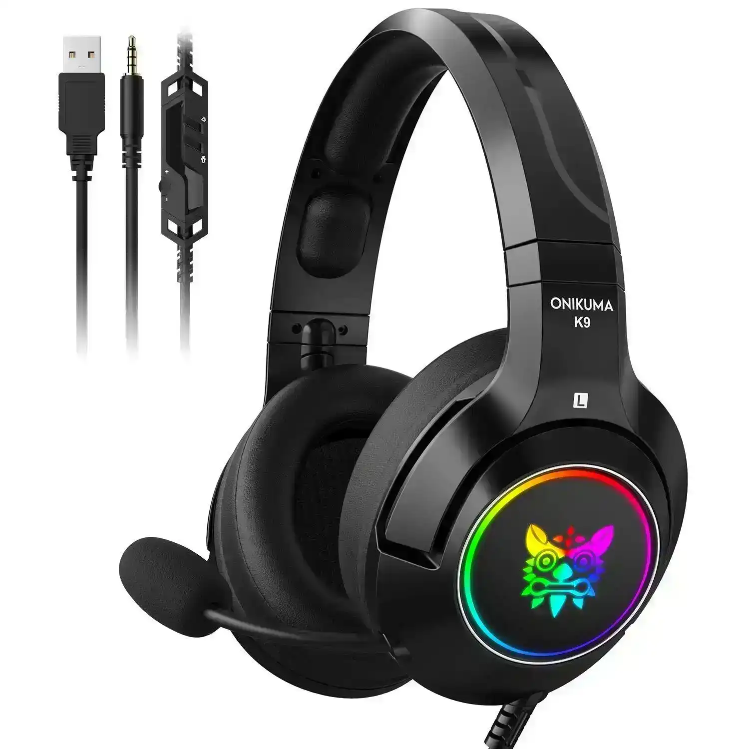 Onikuma K9 Gaming Headset RGB Lights Stereo Headphones