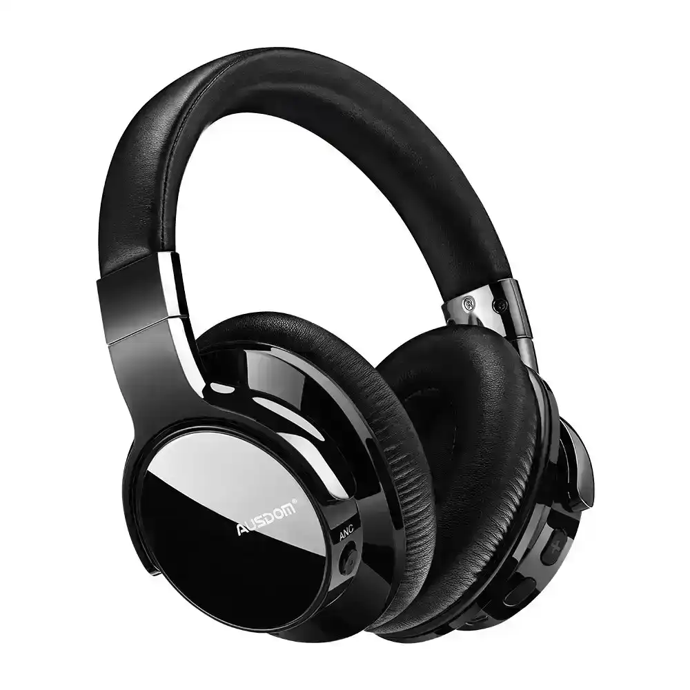 Ausdom ANC8 Active Noise Cancelling Headphones Hi-Res Audio Wireless Bluetooth 5.0 Over Ear Headphone