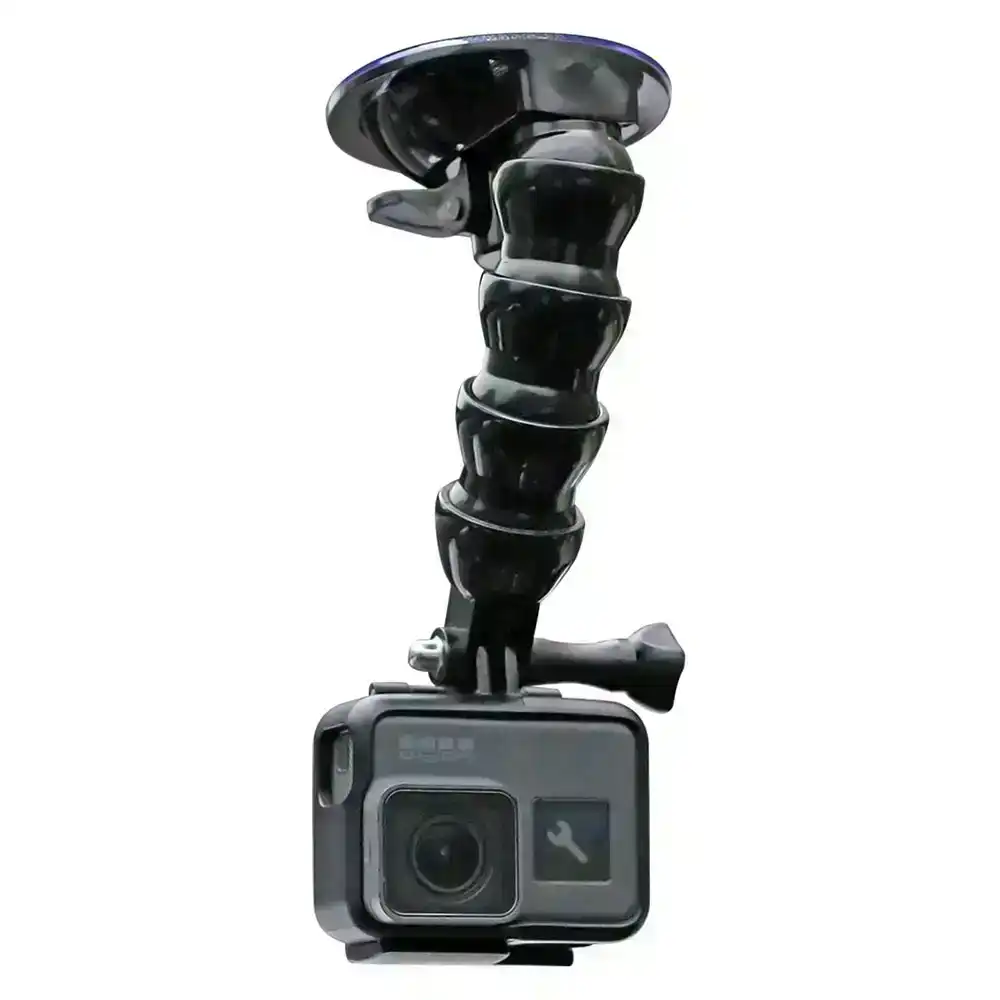 Flexible Suction Cup Car Phone Holder With Adjustable Gooseneck For Gopro
