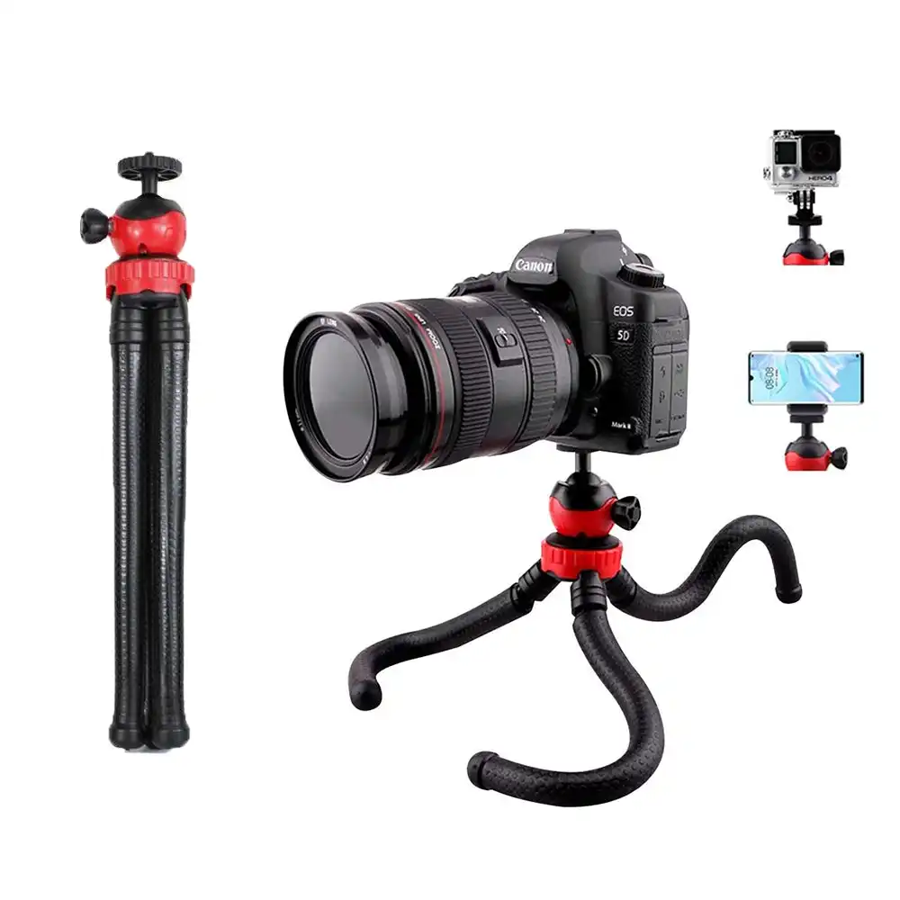 Adjustable Tabletop Tripod Camera Stand Octopus Feet Tripod Stand Mount Holder