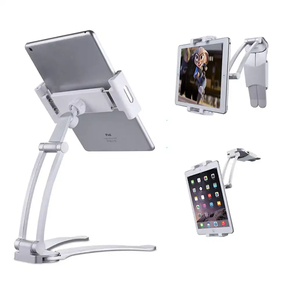 Aluminum alloy Kitchen Tablet Mount Stand for for 5-12.9 inch Tablets iPad
