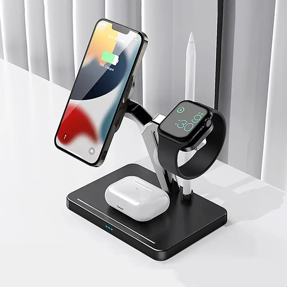 4 in 1 15W Fast Wireless Charger For iPhone,Sumsung,Huawei,Apple,Apple Watch