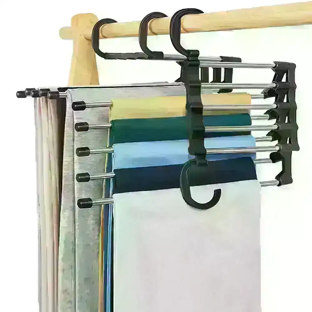 Multi-functional Trouser Storage Rack Closet Stainless Steel Clothes Hanger