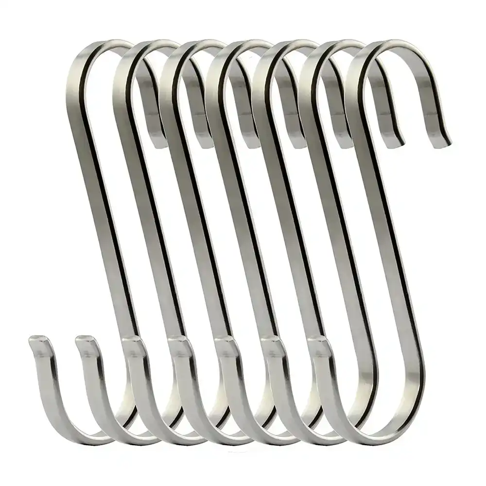 6 packs Stainless steel hook S type hook multifunctional S hook
