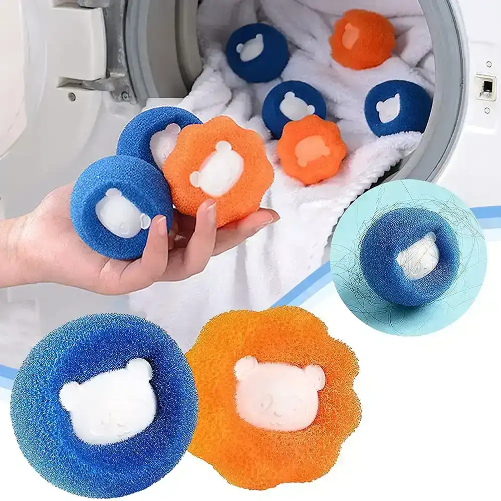 10 Pack Magic Laundry Ball Kit Clothes Hair Cleaning Tool Pet Hair Remover
