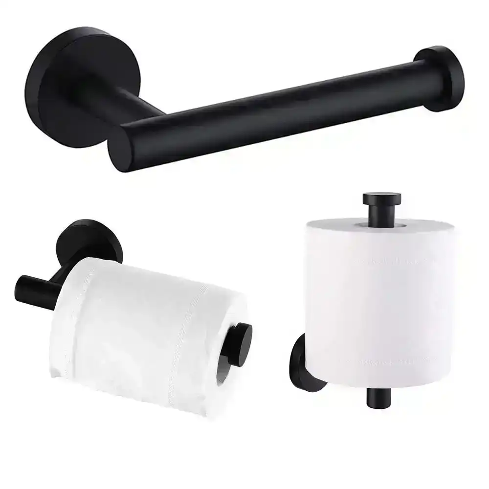Toilet Roll Paper Holder Organizer Wall Mount Storage Stand  Paper Towel Roll Holder