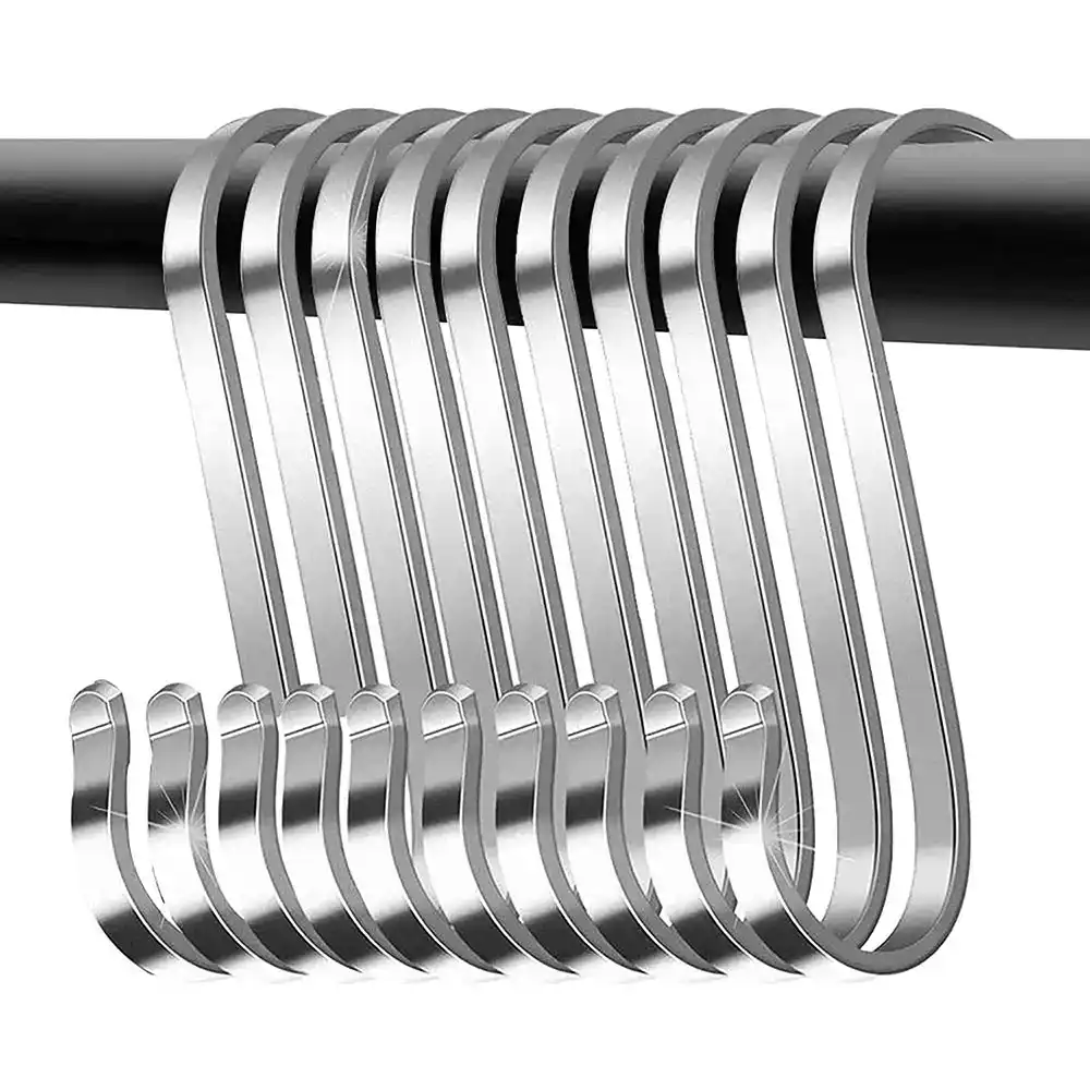 15 packs Stainless steel hook S type hook multifunctional S hook