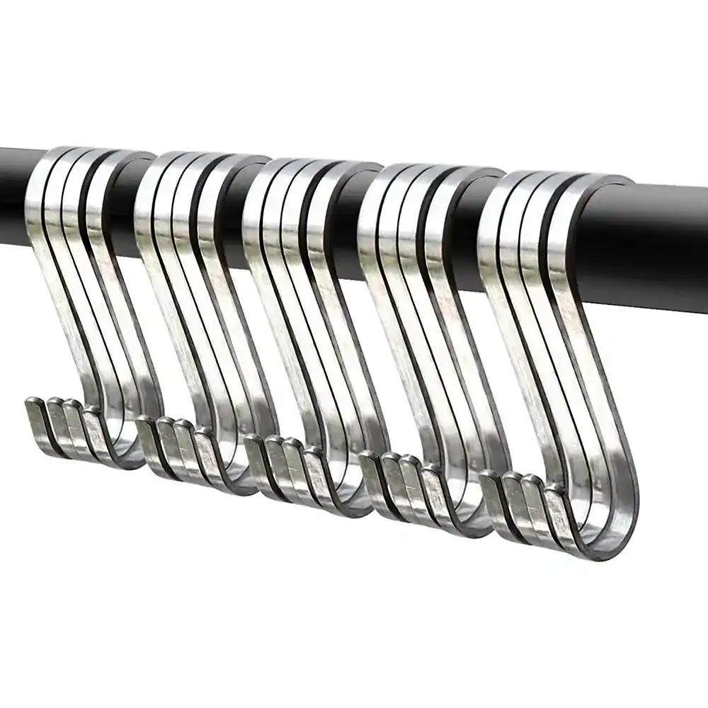 20 packs Stainless steel hook S type hook multifunctional S hook