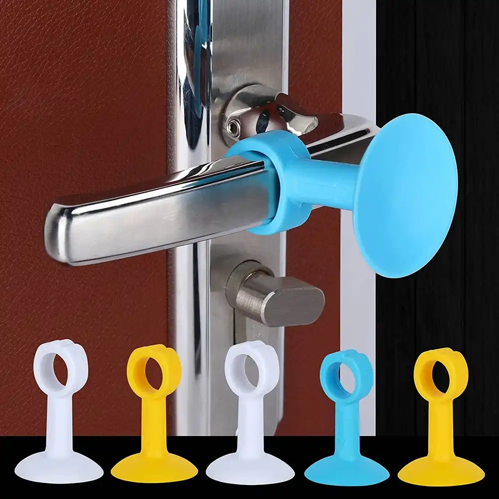 6Pcs Premium Door Handle Stopper for Door Wall Protector Door Knob Silencers