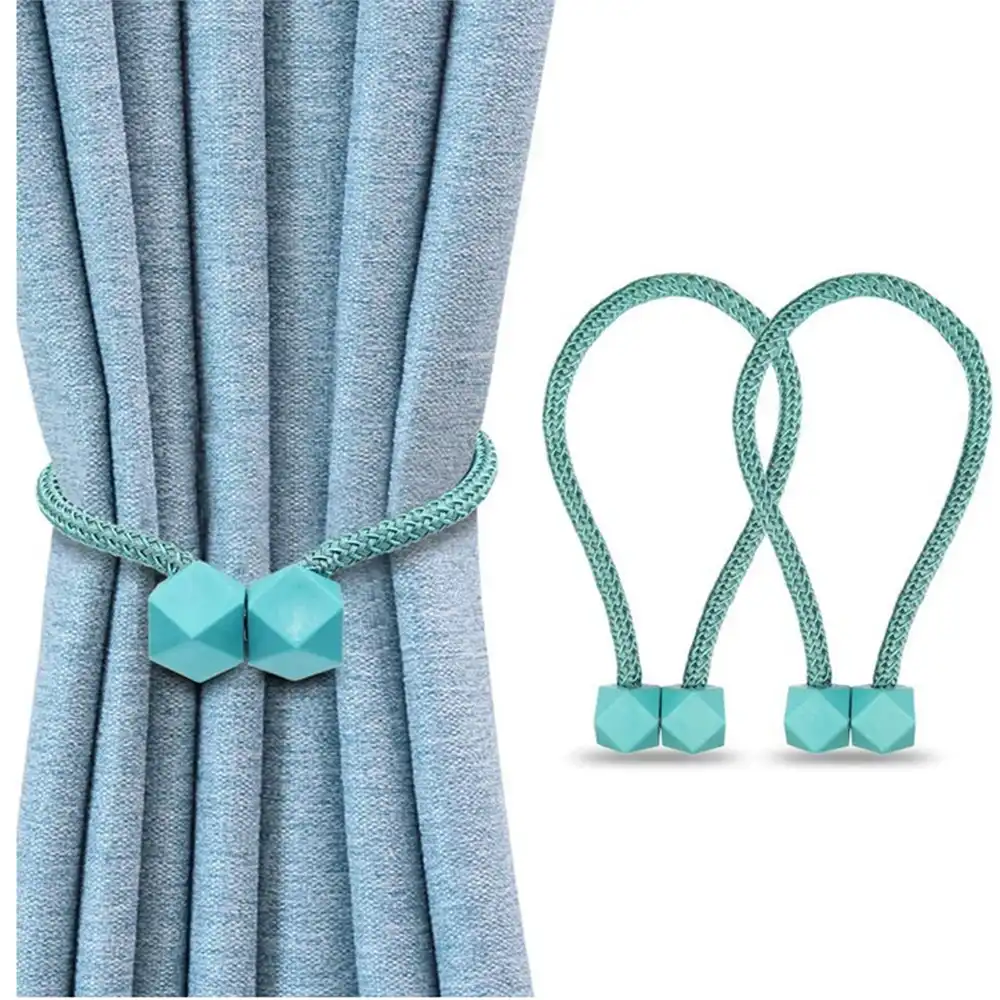2 pack Magnetic Curtain Tiebacks Tie Backs Decorative Drape TieBacks set