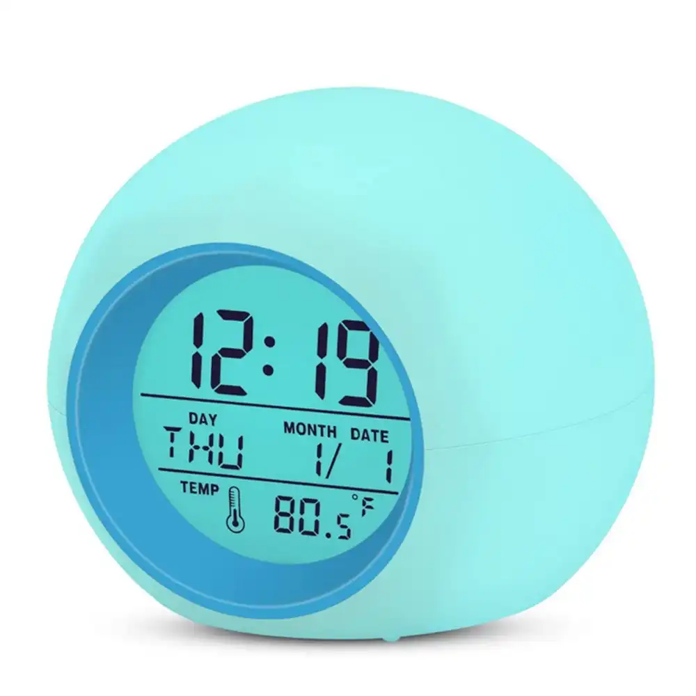 Multi-function LED Digital Alarm Clock with music and Changing Colours