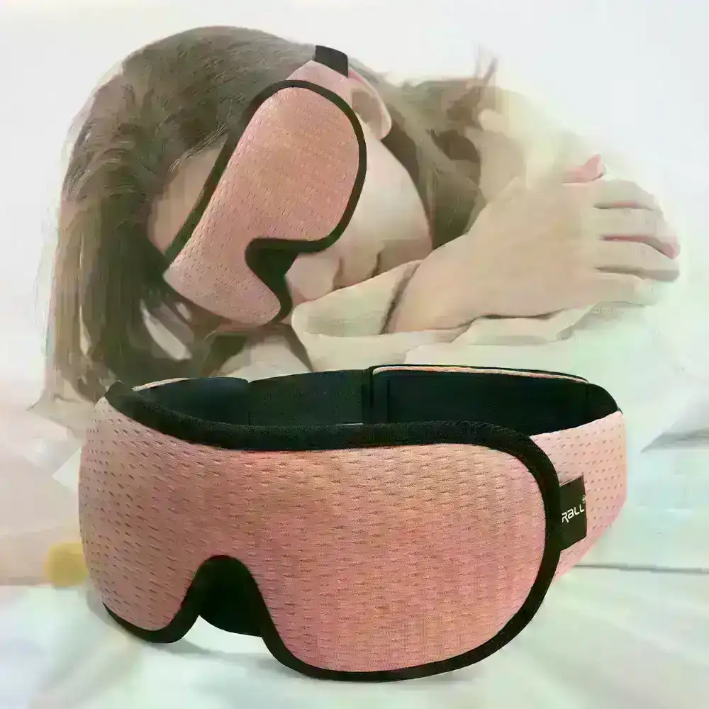 3D Sleeping Mask Block Out Light Sleep Mask For Eyes Soft Sleeping Aid Eye Mask