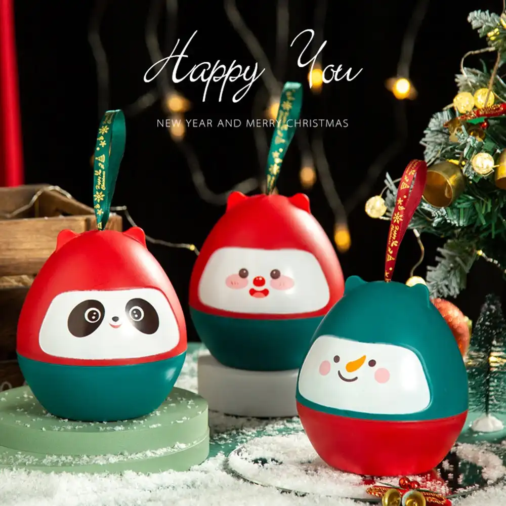 3 Pack Xmas Apple Box Candy Gift Box Party Favor Christmas Tree Decor Gift Box