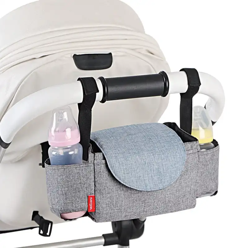 Universal Baby Stroller Organizer Diaper Storage Detachable Bag Pockets