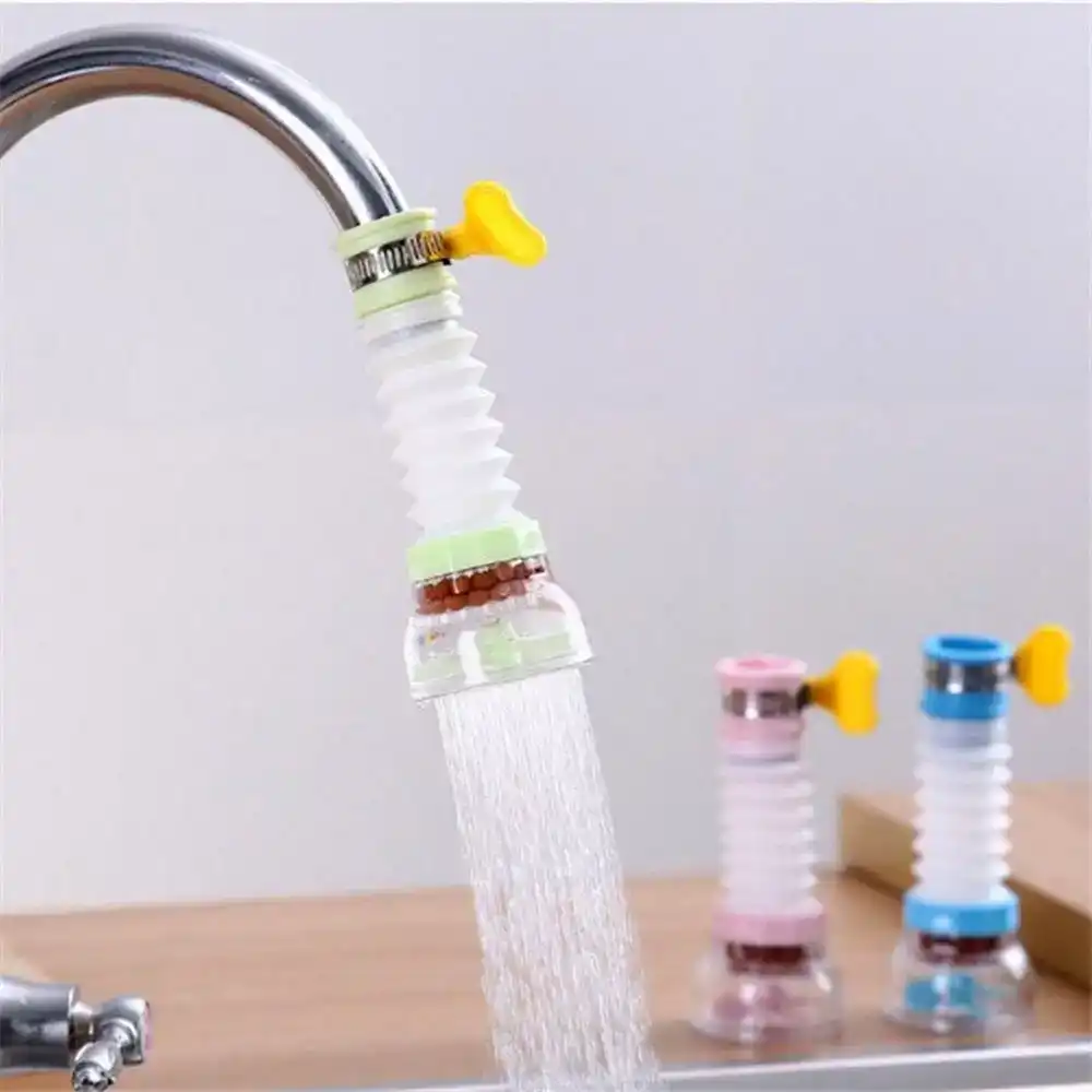3 Pack 360¡ã Extendable splash-proof Faucet Filter