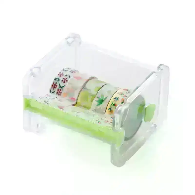 Transparent Desktop Tape Machine Tape Cutting Machine,Mini Tape Storage Box