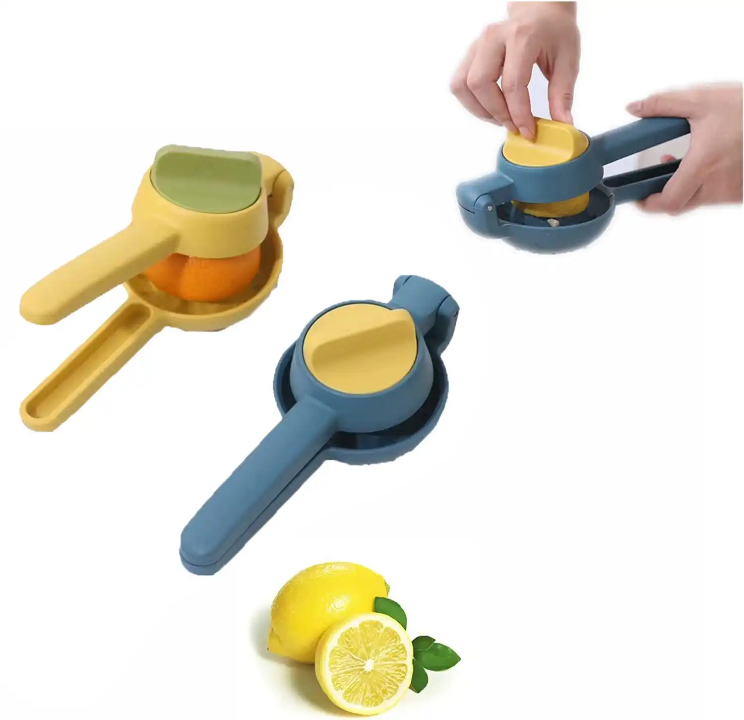 2pcs Manual Juicer Citrus Lemon Squeezer Fruit Juicer Hand Juicer Kitchen Tool