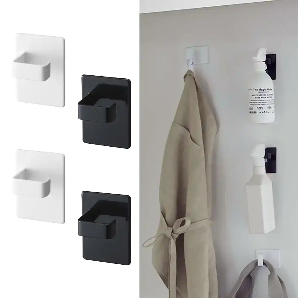4Pcs Household Storage Tool Refrigerator Magnetic Hook Wall-mounted Hanger Hook
