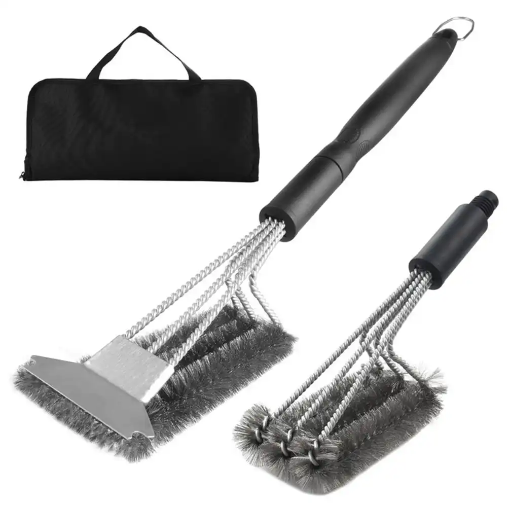 BBQ Cleaning Kit with Extra BBQ Wire Brush Head
