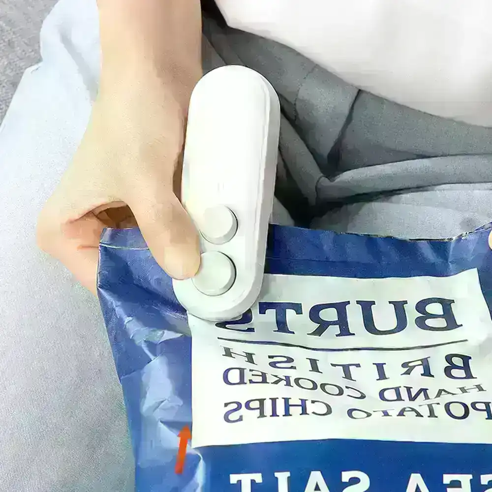 Mini Bag Sealer 2 in 1 Heat Sealer For Snack Handheld Vacuum Bag Sealing Machine