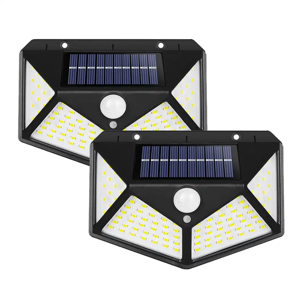 Solar Lights Wireless Motion Sensor Lights Waterproof for Outdoor (100 LEDS)