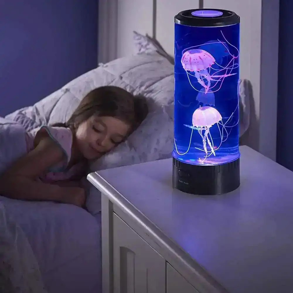 LED Fantasy Jellyfish Lamp Round with 5 Color Changing