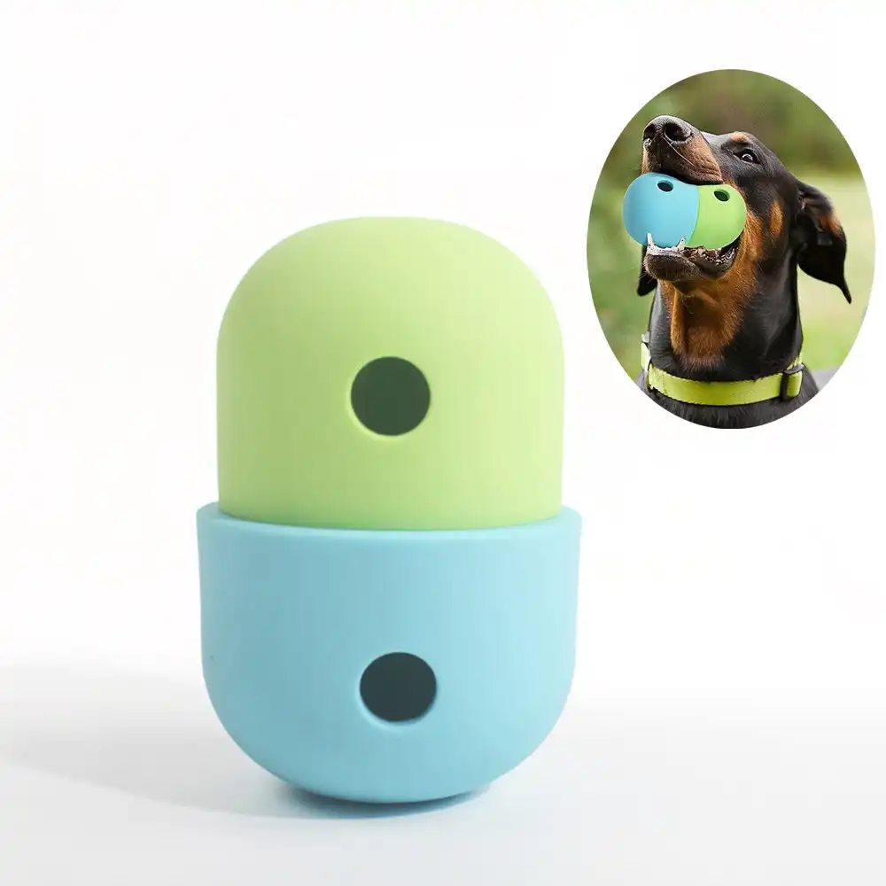 Dog Toys Leaking Ball Funny Interactive Pet Slow Feeder Chew Toys Pet Supplies