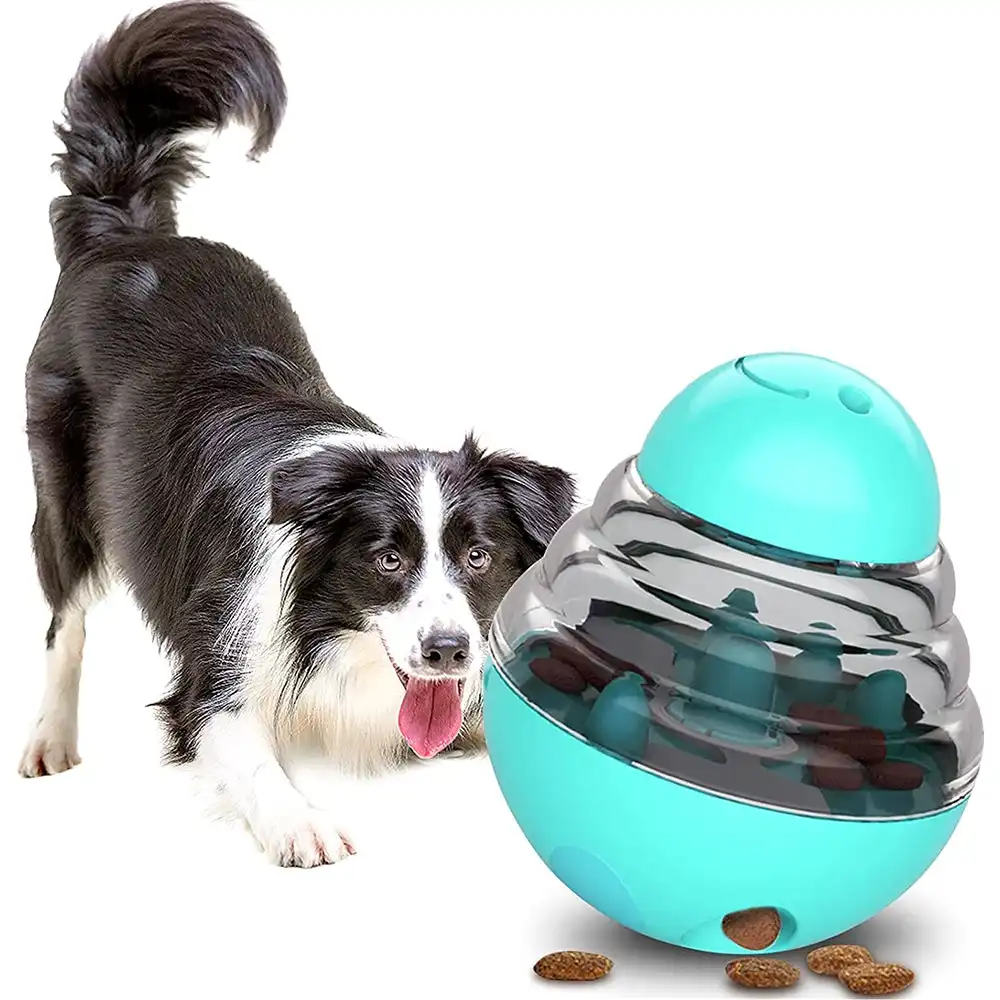 Pet Tumbler Interactive Toy Dog  Food Leak Ball with 2 Adjustable Leak Holes