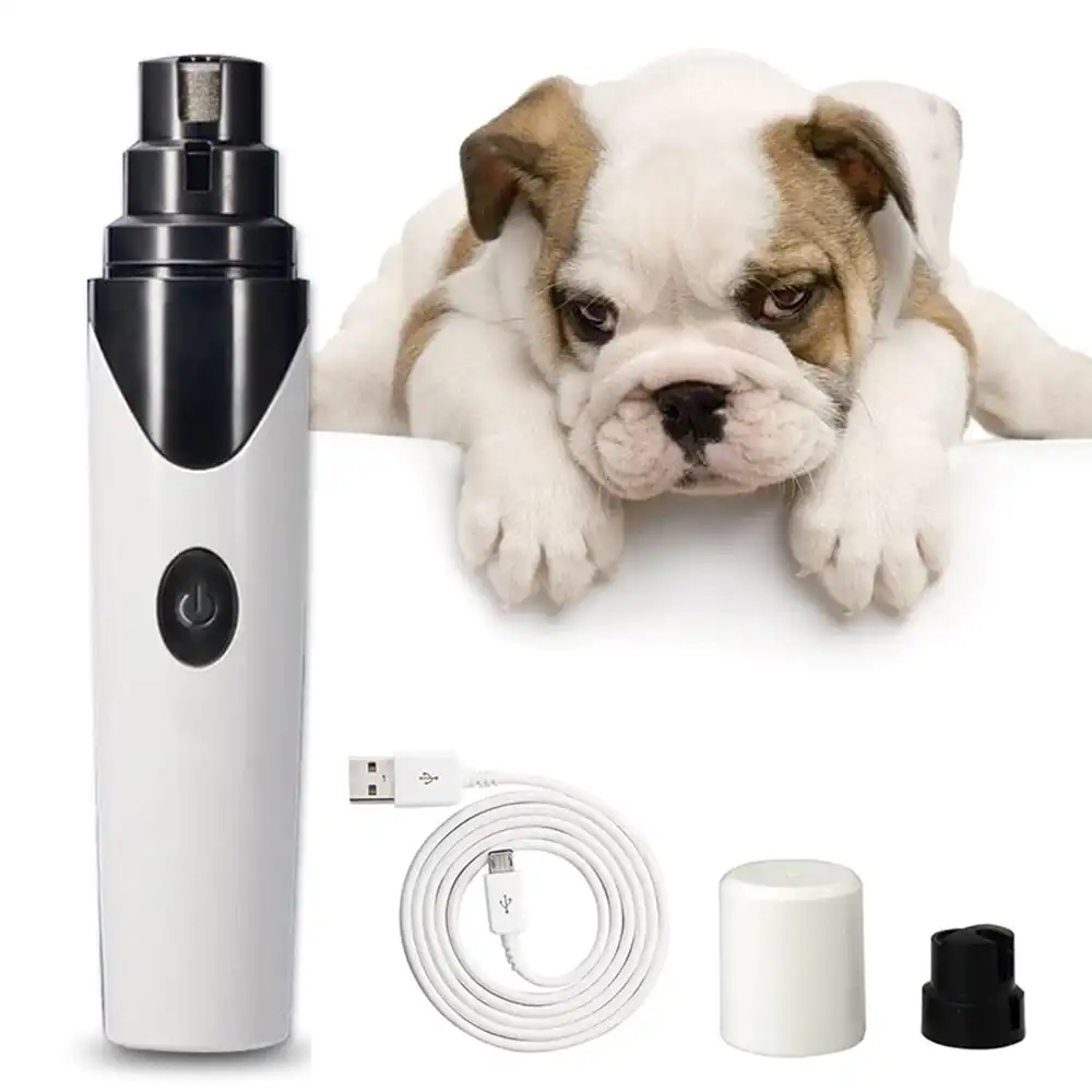 Electric Cordless Pet Nail Grinder/Trimmer for Large Medium Small Dogs and Cats